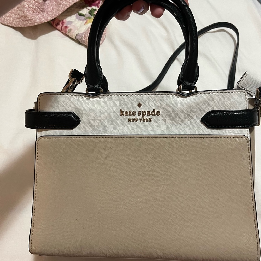 Kate Spade Black and Tan Women's Bag